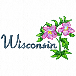 Flowers And Tree Embroidery Design 10